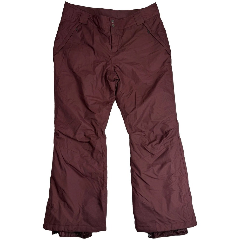 Columbia Omni-Tech Omni-Heat Snow Pants Men's XL Mauve Ski And Snowboard
